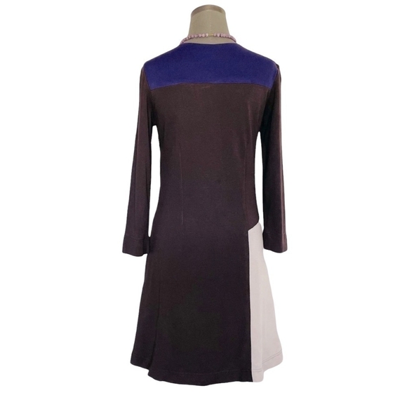 Women’s Dress Italian Designer D’Andrea Donna Zip Front Fit & Flare Midi Dress - Picture 6 of 16